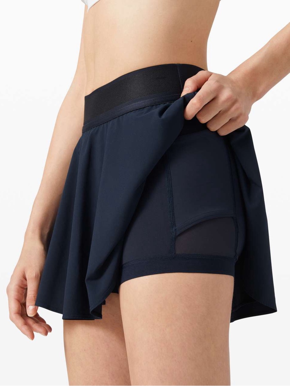 Lululemon Navy Rival High Rise Skirt - Picture 3 of 9